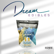 Dream Caramel Sea Salt 1:1 CBD:THC 100mg 10pk