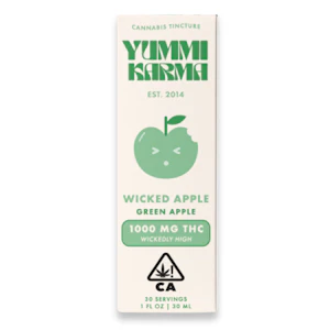 Yummi Karma - Yummi Karma - Wicked Apple - Tincture - 1000mg THC - 30ml