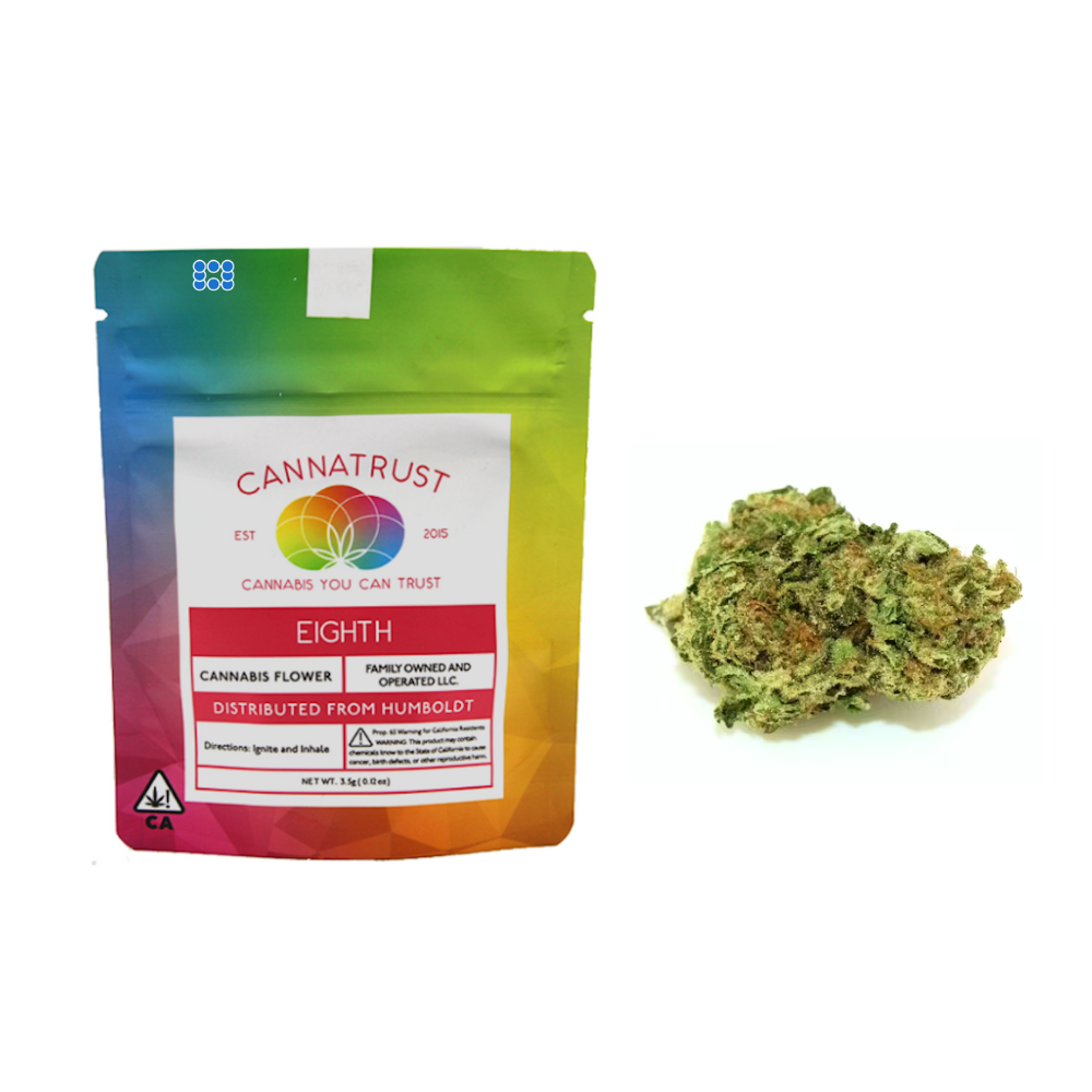 3.5g London Pound Cake (Sungrown) Canna Trust Sacramento Cannabis Dispensary Humble Root