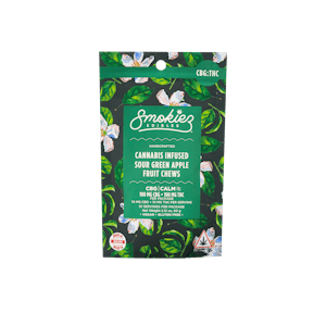 Smokiez Edibles - Smokiez Sour Green Apple CBG 1:1 100mg Fruit Chews