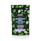 Smokiez-Sour Blue Raspberry Indica Scored Single Piece