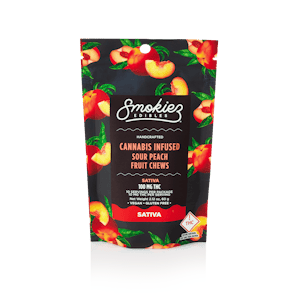 Smokiez Edibles - Smokiez Sour Peach 100mg Fruit Chews