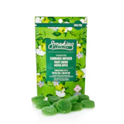 Smokiez Green Apple 100mg CBG : 100mg THC 1:1 Fruit Chews - OH