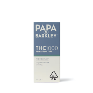 Papa & Barkley - Papa & Barkley Releaf Tincture 1000mg THC Rich $60