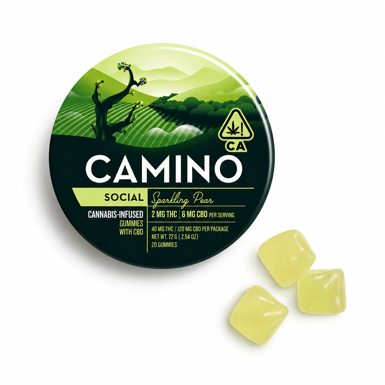 KIVA - Camino | Sparklin Pear | Social | 20-pack Main Image