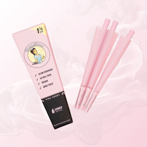 Blazy Susan Pink 1 1/4 Cones- 6 pack