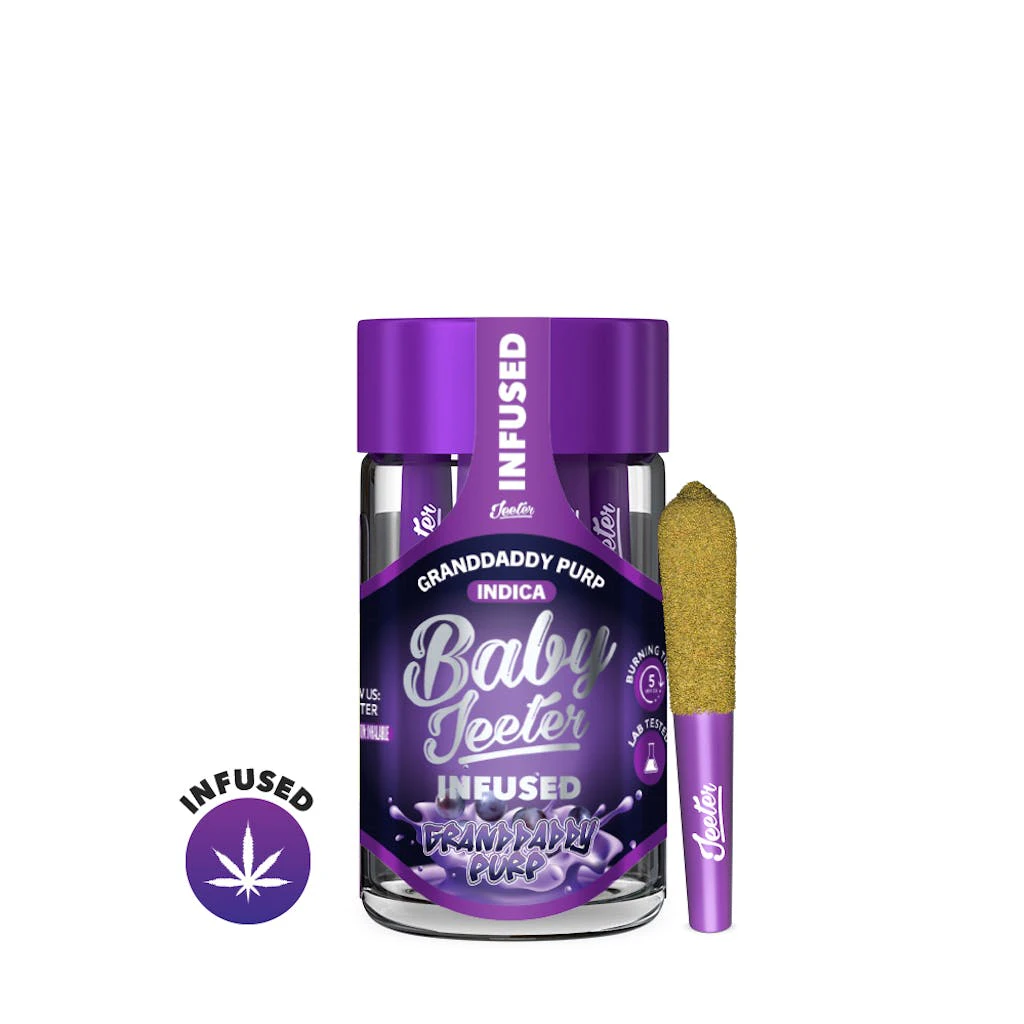 Jeeter - Jeeter Baby Jeeter Infused Granddaddy Purp Pre-Rolls 2.5g Main Image