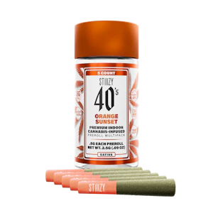 STIIIZY - STIIIZY | 40'S Multi pack | Infused Pre-Roll | Orange Sunset | .5g