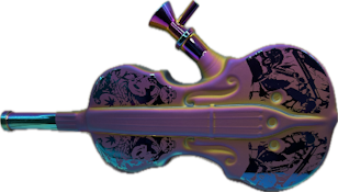 11" Violin Water Pipe
