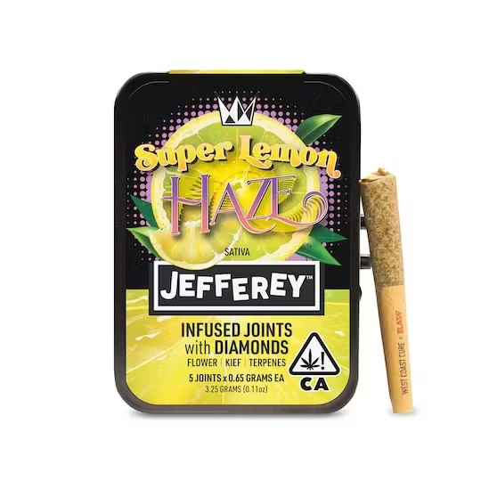 West Coast Cure - West Coast Cure - Preroll - Jefferey - Super Lemon Haze - 5 Pack Infused Main Image