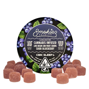 SMOKIEZ - [Smokiez] CBN Fruit Chews - 150mg - 2:1 Sour Blueberry (I)