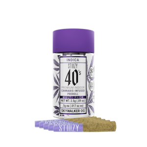 STIIIZY - Stiiizy - 5pk Infused Prerolls - Skywalker OG