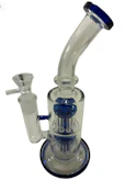 11" Dual Shower Perc Bong