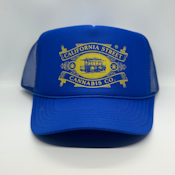 California St Trucker Hats (Royal Blue - Warriors)
