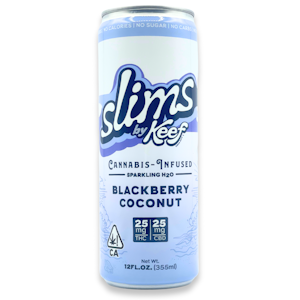 Keef Brands - Keef - Slims - Blackberry Coconut - 12oz - 25mgTHC/25mgCBD