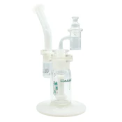 Illadelph Glass - Bubbler Bong Set Teal