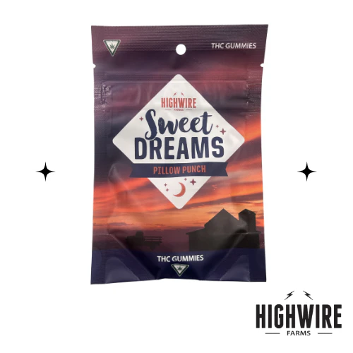 Highwire Farms - Sweet Dreams Gummies Pillow Punch 2:1 THC:CBN 200mg Main Image