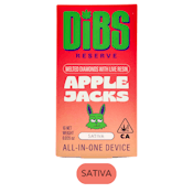 DIBS Reserve - Diamonds/Live Resin - Apple Jacks - RTU - 1.0g