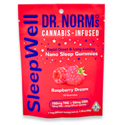 Dr Norms - SleepWell - Raspberry Dream - Gummies - 10pk - 100mg