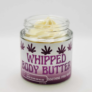 Highly Rooted - Highly Rooted | Whipped Body Butter | 1:1 | 300MG THC & CBD