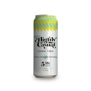 Lemon & Lime High Five 5mg 1:1 THC:CBD Seltzer - HIGHLY CASUAL