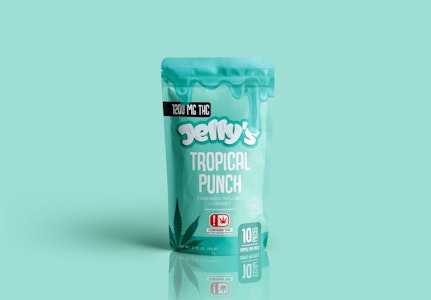 Jelly's Edibles - Tropical Punch (1,200mg) Gummies