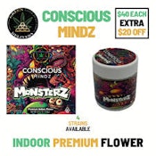 [CONSCIOUS MINDZ] FLOWER - 3.5G -  MONSTERS  (I)