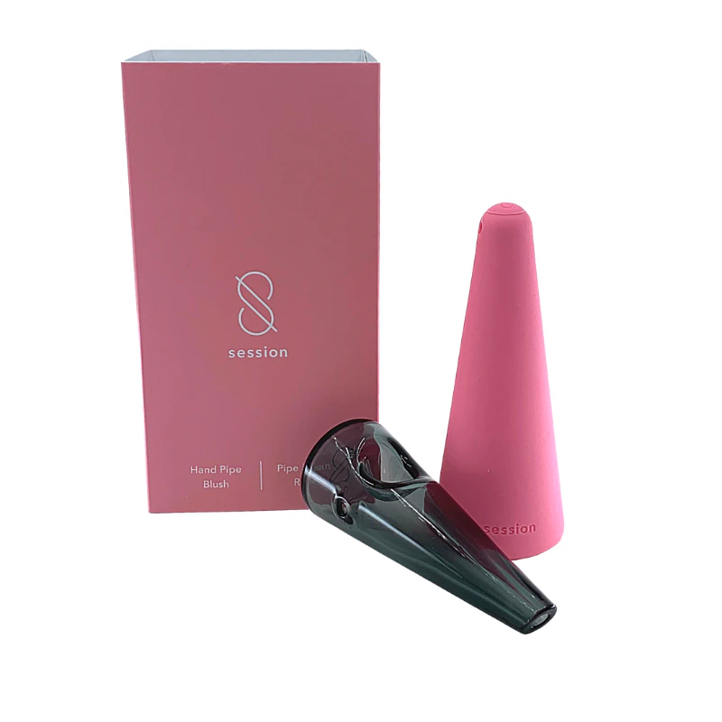 Session - Blush | Glass Pipe with Silicon | Session  Main Image