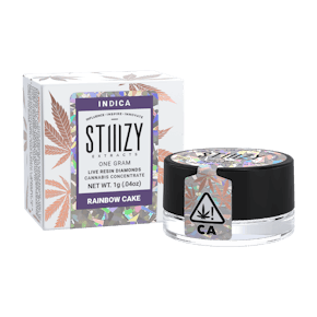 STIIIZY | Live Resin Diamonds | Rainbow Cake | 1g