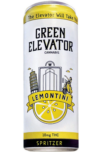 Green Elevator - Green Elevator- Lemontini Spritzer (10mg) Main Image