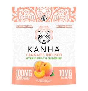KANHA - Kanha 100mg Peach Hybrid Gummies