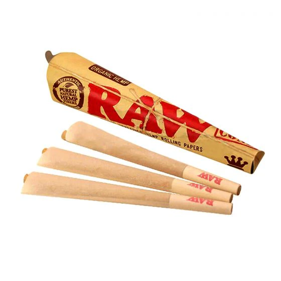 Raw - (RC010) Raw Classic | King Cones | 3 Pack Cones (3 Tips included) Main Image