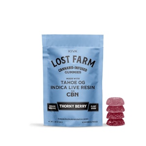 Lost Farms by Kiva - Thorny Berry Edibles 2:1 THC:CBN