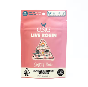 CLSICS - CLSICS: Sweet Tooth Strawberry Shortcake Live Rosin Gummies 10-Piece/100mg (I/H)