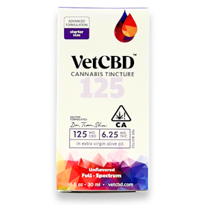 VETCBD - Vet CBD - Regular Strength - Tincture - 125mg - 1oz
