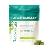 Papa & Barkley - Recover Gummies Pear Apple 5mg THC CBD CBG - Edible