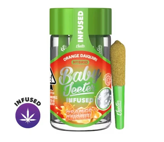 Jeeter - [Jeeter] Infused Baby Preroll 5 Pack - 2.5g - Orange Daiquiri (H) Main Image