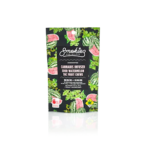 Smokiez Edibles - Smokiez HYBRID Sour Watermelon Fruit Chews - 100mg 10pk