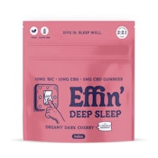 Effin' | 10pk Gummies | Deep Sleep Dreamy Dark Cherry 2:2:1 THC:CBN:CBD | 100mg