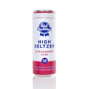 High Strawberry Kiwi - Infused Seltzer - 10mg Single Can