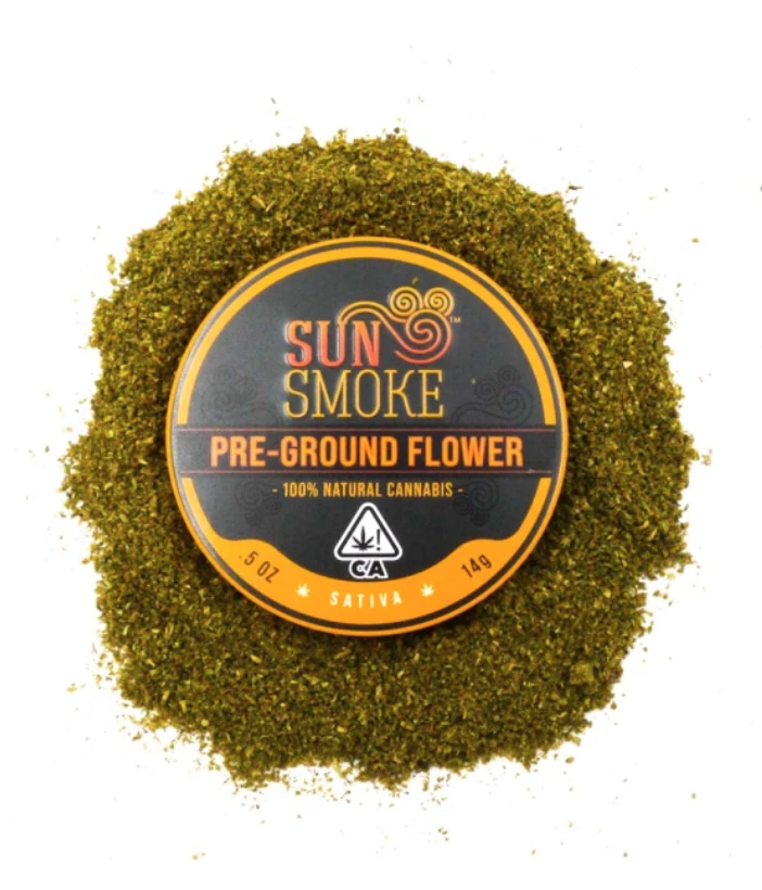 ALMORA FARMS - Sativa Blend - Sun Smoke (1/2oz Preground Flower) Main Image