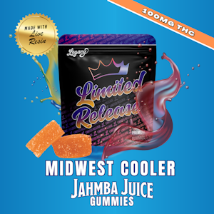 LEGACY - Legacy | 10pk Live Resin Gummies | Midwest Coolers JAHmba Juice | 100mg