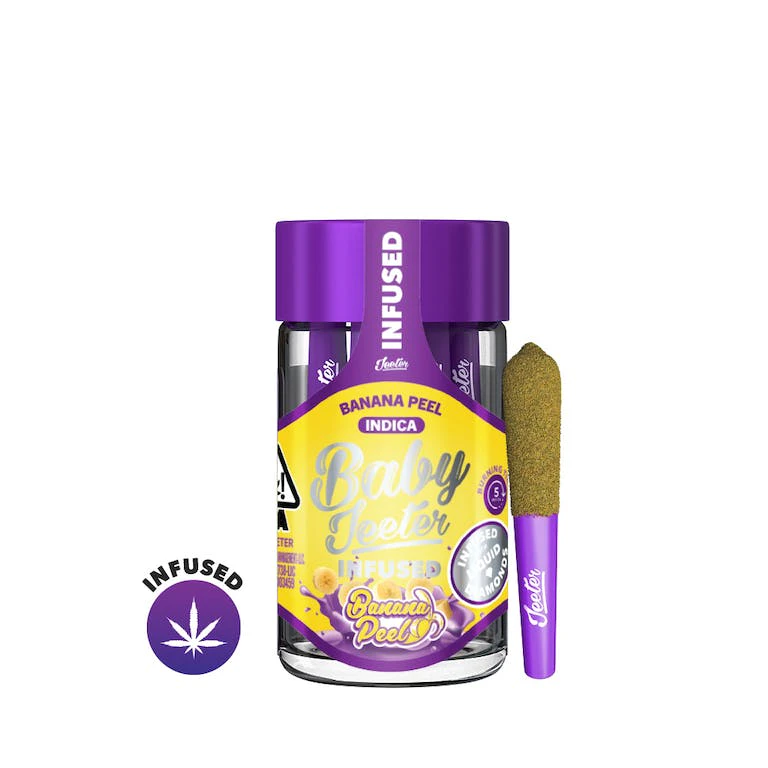 Jeeter - Jeeter Baby Jeeter Infused Pre-Rolls Banana Peel 2.5g Main Image