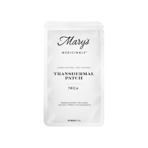 MARY'S MEDICINALS - THCa Transdermal Patch 20mg - Mary's Medicinals