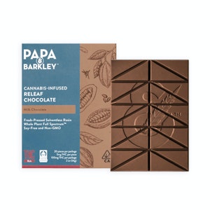 Papa & Barkley - Milk Chocolate Releaf Bar 100mg
