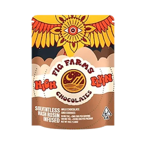 FIG FARMS - HIGH FLYIN - MILK CHOCOLATE & COOKIES 100MG - FIG FARMS