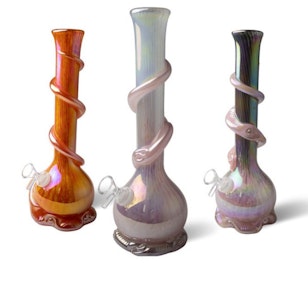 Yellow Bird Wholesale - 12" Wrapped Soft Glass Bong