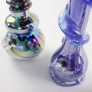 LUV BUDS - Luvbuds - 12" Soft Glass Water Pipe Bong