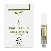 Raw Garden 1G Live Resin Cartridge - Frosted Zinn