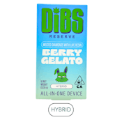 DIBS Reserve - Diamonds/Live Resin - Berry Gelato - RTU - 1.0g